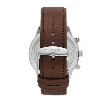 Orologio SECTOR uomo 670 multi funzione pelle marrone / blu