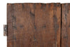 Biscottini Porta portone in legno massello e ferro da interno o da esterno vecchia e antica medievale