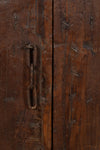 Biscottini Porta portone in legno massello e ferro da interno o da esterno vecchia e antica medievale