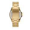 Orologio CHRONOSTAR uomo Captain acciaio dorato / blu