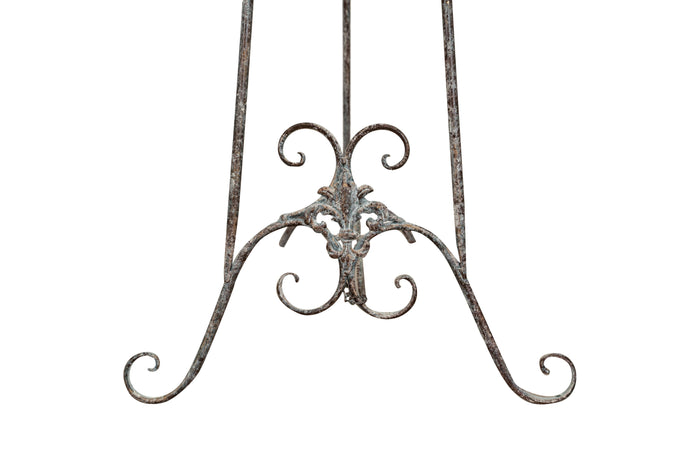 Biscottini Biscottini Cavalletto Portaquadro Ferro Battuto Treppiede Ruggine Anticata