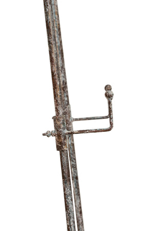 Biscottini Biscottini Cavalletto Portaquadro Ferro Battuto Treppiede Ruggine Anticata