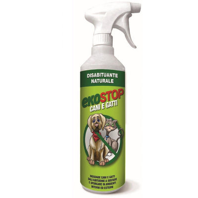Ekostop cani e gatti disabituante naturale pronto all'uso per cani e gatti 750 ml