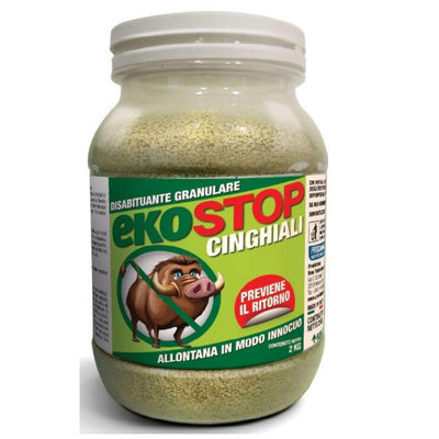 Ekostop cinghiali disabituante granulare pronto all'uso per cinghiali kg.2