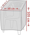 Cover sedia, resistente, impermeabile e durevole da 68 x 68 x 105 cm