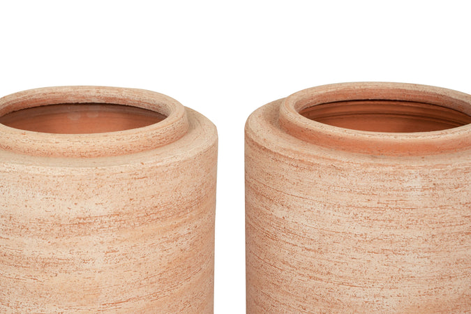 Biscottini Colonna in Terracotta Biscottini D35x225 Made Italy Fatta a Mano Giardino