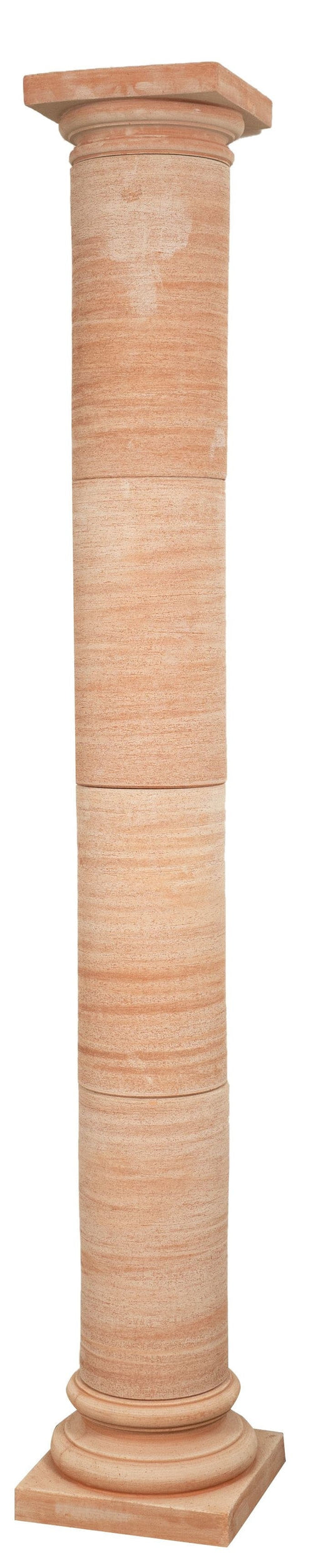 Biscottini Colonna in Terracotta Biscottini D35x225 Made Italy Fatta a Mano Giardino