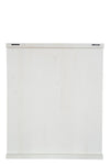 Biscottini Bacheca appendichiavi in legno finitura bianco anticato L49,5xPR4xH60 cm