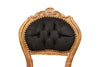 Biscottini Sedia stile francese Luigi XVI in legno massello di faggio poltroncina XVI,