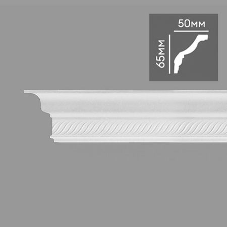 € 0,99ml *** STOCK *** Pacco da 130ml di cornice decorativa in polistirene compatto XPS 50X65mm D123-70 - Eternal Parquet