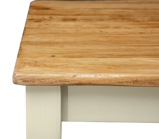 Biscottini Tavolo scrittoio Country in legno massello di tiglio Made in Italy rettangolare