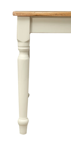 Biscottini Tavolo scrittoio Country in legno massello di tiglio Made in Italy rettangolare