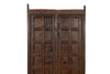 Biscottini Porta portone in legno massello e ferro da interno o da esterno vecchia e antica medievale