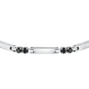 Bracciale SECTOR uomo Tennis acciaio / cristalli neri