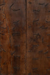 Biscottini Porta portone in legno massello e ferro da interno o da esterno vecchia e antica medievale