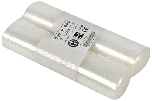 Buste sacchetti sacchi per sottovuoto goffrate per alimenti 2 rotoli da 30x600cm