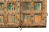 Biscottini Porta portone in legno massello e ferro da interno o da esterno vecchia e antica medievale