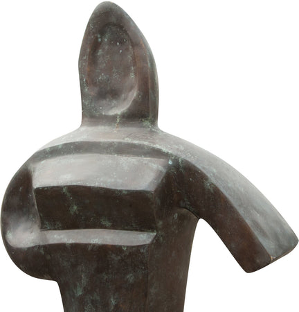 Biscottini Scultura in arte moderna in fusione di bronzo L40xPR32xH175 cm stile Offerta