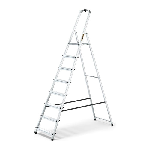 Drabest Scala Domestica In Alluminio A 8 Gradini Portata 125kg