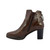 NEROGIARDINI Stivaletto donna con tacco in pelle marrone I116700D     412