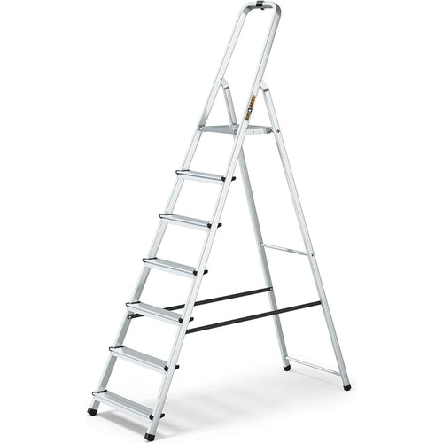 Drabest Scala Domestica In Alluminio A 7 Gradini Portata 125kg