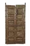 Biscottini Porta portone in legno massello e ferro da interno o da esterno vecchia e antica medievale