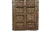 Biscottini Porta portone in legno massello e ferro da interno o da esterno vecchia e antica medievale