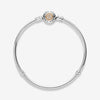 Pandora Bracciale Moments con maglia snake e chiusura con logo