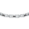Bracciale MORELLATO uomo Motown acciaio / inserto nero