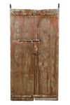 Biscottini Porta portone in legno massello e ferro da interno o da esterno vecchia e antica medievale