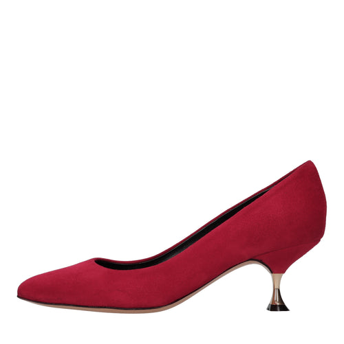 FRANCESCO SACCO Scarpe con Tacco Rosso da donna