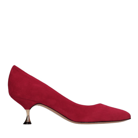 FRANCESCO SACCO Scarpe con Tacco Rosso da donna