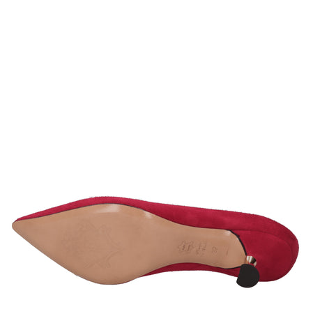 FRANCESCO SACCO Scarpe con Tacco Rosso da donna