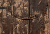 Biscottini Porta portone in legno massello e ferro da interno o da esterno vecchia e antica medievale