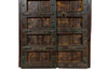 Biscottini Porta portone in legno massello e ferro da interno o da esterno vecchia e antica medievale