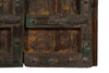 Biscottini Porta portone in legno massello e ferro da interno o da esterno vecchia e antica medievale