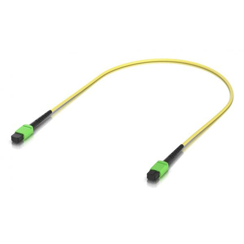 Ubiquiti UACC-OFC-SA-MPMP-0.5M cavo InfiniBand e in fibra ottica 0,5 m Giallo (Indoor OS2 single-mode fiber - patch cable with MPO-12 Type - B APC connectors designed for 100G applications. 0.5M - Warranty: 24M)