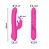 Vibratore Rabbit Rotante Stimolazione Clitoridea e Punto G in Silicone Sex Toy