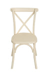 Biscottini Sedia Thonet in massello e seduta in legno finitura bianco impilabili Offerta