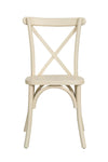 Biscottini Sedia Thonet in massello e seduta in legno finitura bianco impilabili Offerta
