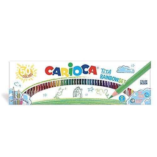 Carioca Tita, Pastelli rainbow set 50 Pz