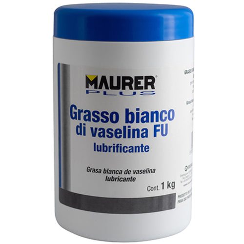 Grasso bianco di vaselina fu kg.1 lubrificante per strumenti di precisione, macchine tessili, cerniere, serrature
