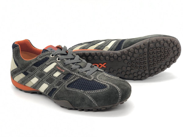 GEOX Sneaker uomo U Snake K grigio scuro
