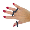 Set 3 Anelli Fallici Cockring in Silicone Effetto Ritardante Elastici per Pene