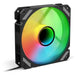 SHARKOON VENTOLA SHARK MIRROR PWM RGB 120x120x25MM BLACK