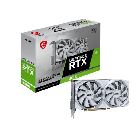 Msi Vga Rtx 3050 8gb Ventus 2x Oc White Hdmi/dvi/dp Gddr6 V809-4299r