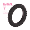 Set 3 Anelli Fallici Cockring in Silicone Effetto Ritardante Elastici per Pene