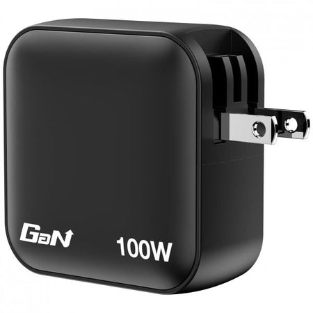 Verbatim Mini GaN Charger 100W Universale Nero AC Ricarica rapida Interno (Mini GaN Charger 100W 4 Port US plug w)