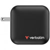 Verbatim Mini GaN Charger 100W Universale Nero AC Ricarica rapida Interno (Mini GaN Charger 100W 4 Port US plug w)