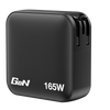 Mini GaN Charger 165W Universale Nero AC Ricarica rapida Interno